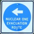 Evacuation Road Sign